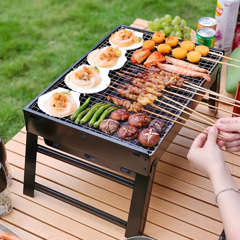 NNETM Portable Foldable BBQ Grill for Outdoor Camping & Picnics