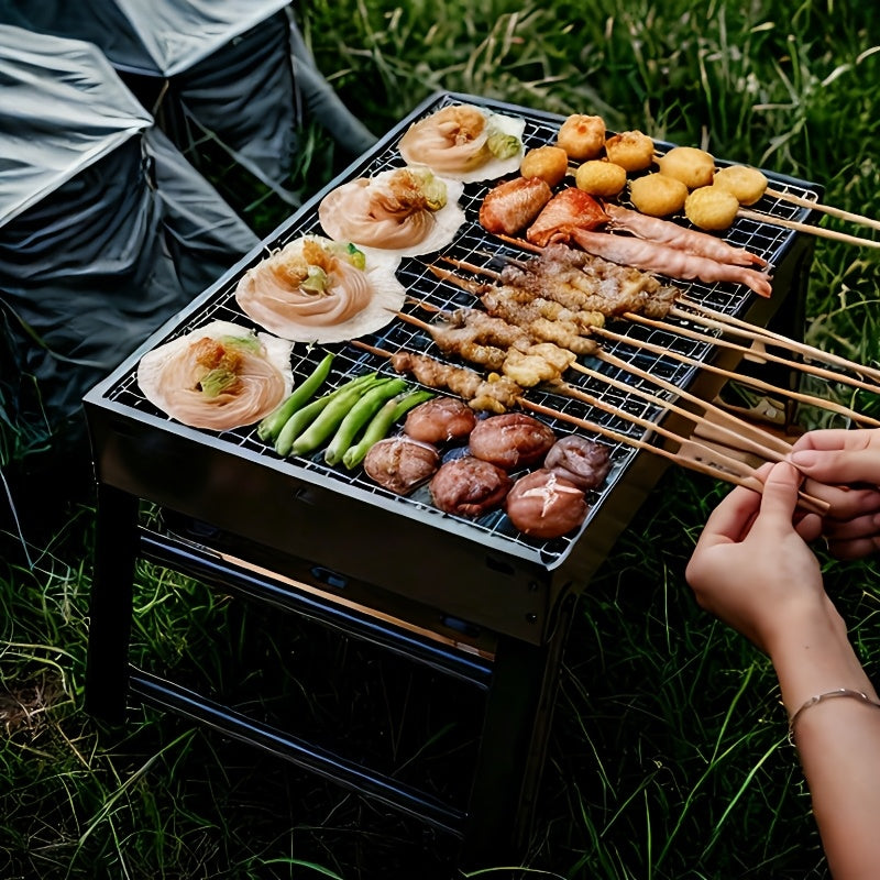 NNETM Portable Foldable BBQ Grill for Outdoor Camping & Picnics