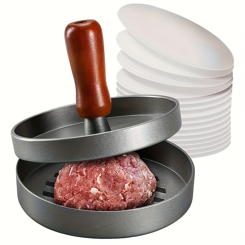 NNETM Camping Non-Stick Burger Press Patty Maker